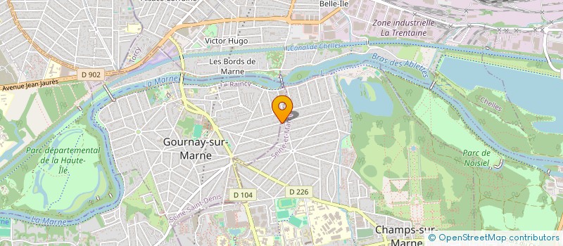 localisation de l'entreprise JM INVESTISSEMENTS  CHAMPS-SUR-MARNE