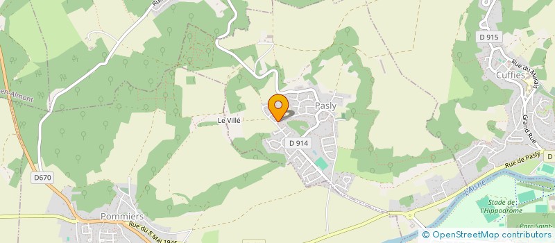 localisation de l'entreprise JM ISO ELEC  PASLY