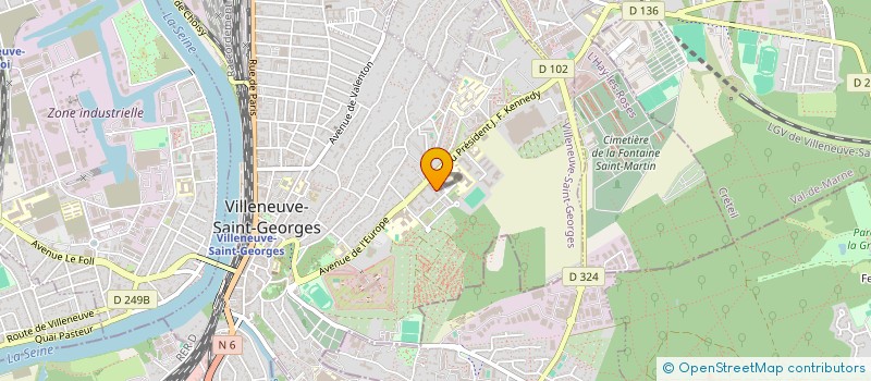 localisation de l'entreprise JM&J ASSOCIES  VILLENEUVE-SAINT-GEORGES