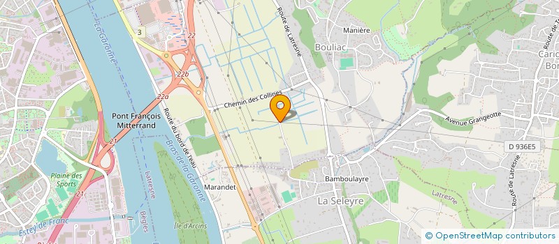 localisation de l'entreprise JM.J.S.C.  BOULIAC