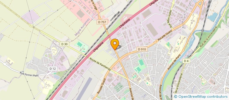 localisation de l'entreprise JM JZ AUTOMOBILES  POITIERS