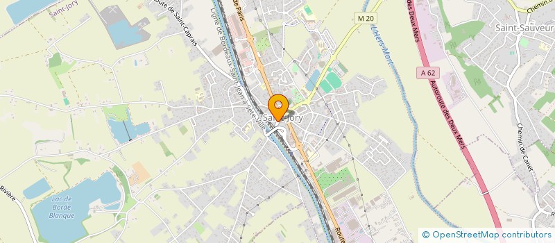 localisation de l'entreprise JM LA MODE  SAINT-JORY