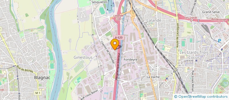 localisation de l'entreprise JM LA PLANQUE  TOULOUSE