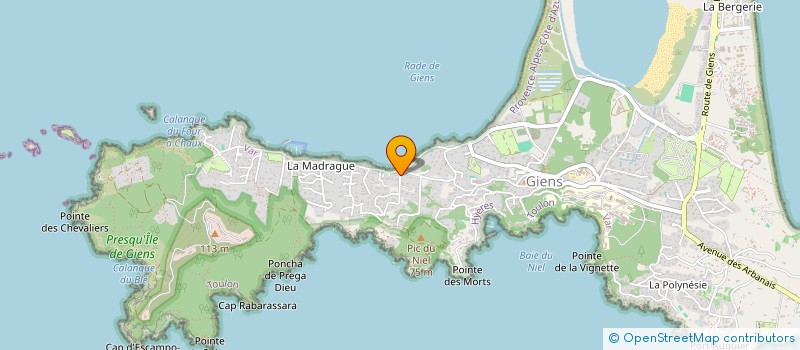 localisation de l'entreprise JM LAB à HYERES