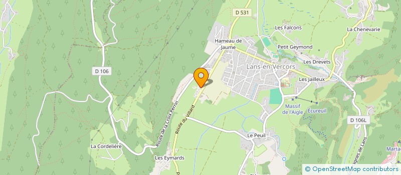 localisation de l'entreprise JM LANS  LANS-EN-VERCORS