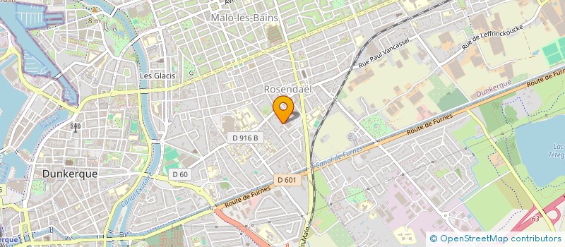 localisation de l'entreprise JM LILLE à DUNKERQUE