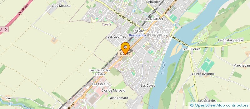 localisation de l'entreprise JM LOPEZ  BEAUGENCY
