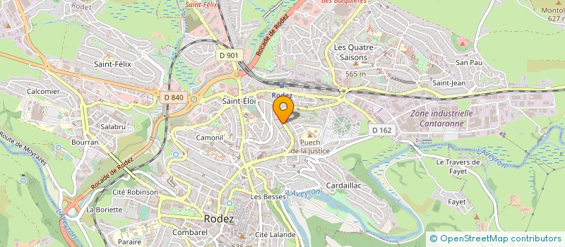 localisation de l'entreprise JM.M.P  RODEZ