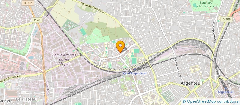 localisation de l'entreprise JM MANAGEMENT  ARGENTEUIL