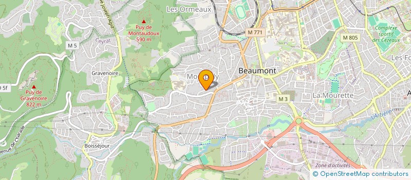 localisation de l'entreprise JM MANAGEMENT  BEAUMONT