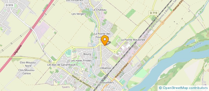 localisation de l'entreprise JM MECA  BEAUGENCY