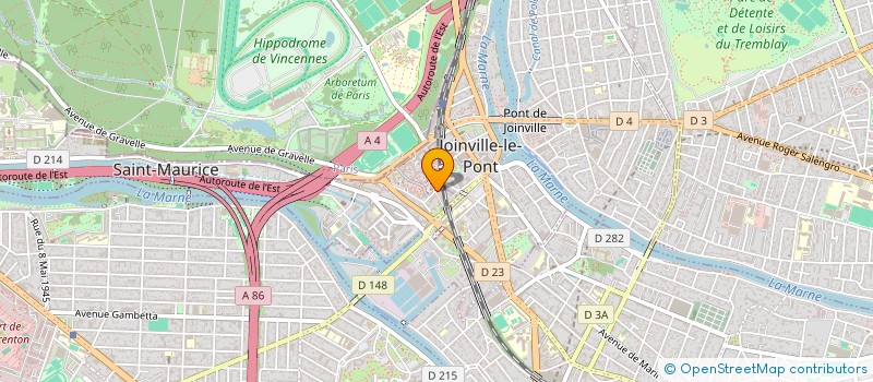 localisation de l'entreprise JM MG ET COMPAGNIE à SAINT-MAURICE