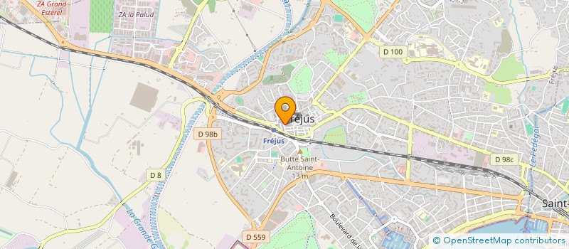 localisation de l'entreprise JM NADAUD IC à FREJUS