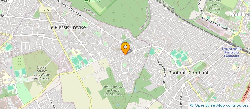 localisation de l'entreprise JM NETTOYAGE à LE PLESSIS-TREVISE