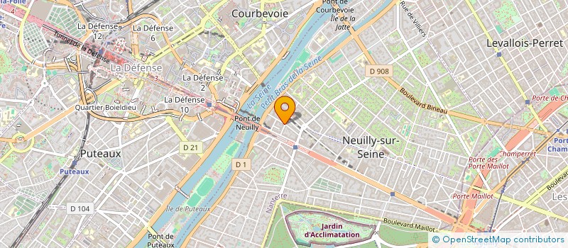 localisation de l'entreprise JM NEUILLY à NEUILLY-SUR-SEINE