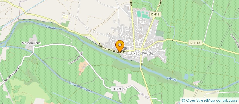 localisation de l'entreprise JM.NEWS à CUXAC-D'AUDE