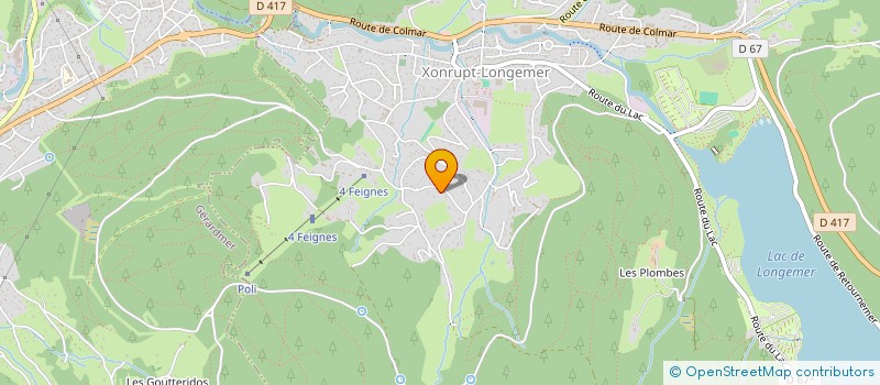 localisation de l'entreprise JM NOEL MAINTENANCE à XONRUPT-LONGEMER