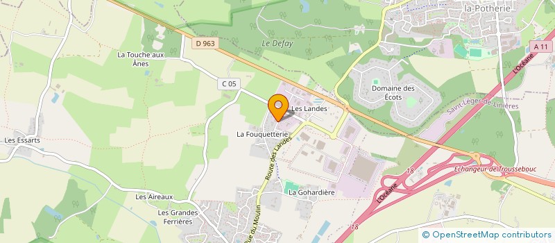 localisation de l'entreprise JM OLIVET à SAINT-LEGER-DE-LINIERES