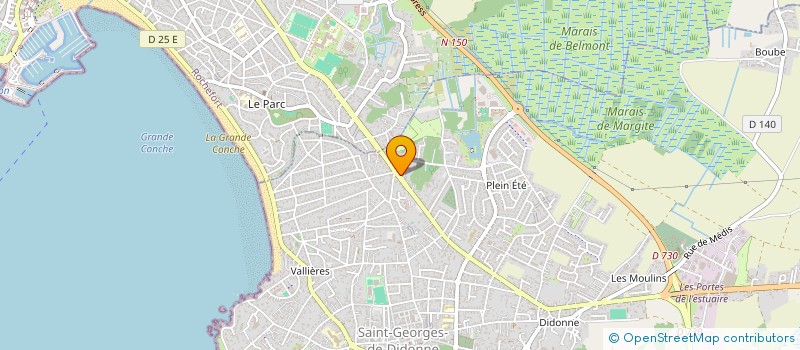 localisation de l'entreprise JM OPTICO  SAINT-GEORGES-DE-DIDONNE