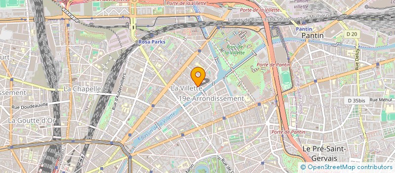localisation de l'entreprise JM PALETTES & EMBALLAGES à PARIS