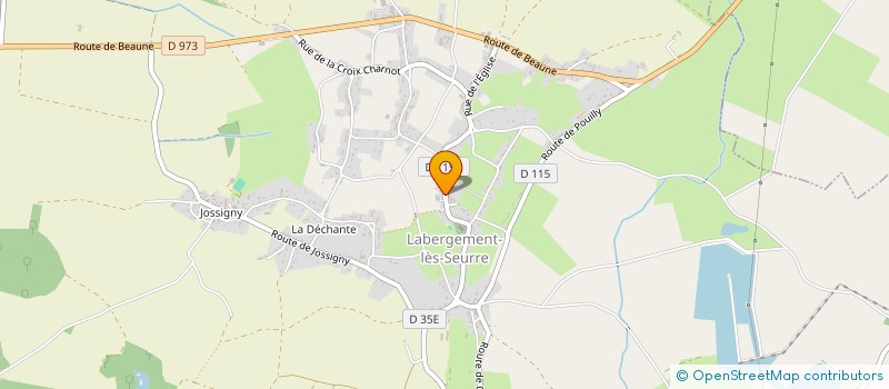 localisation de l'entreprise JM PAYSAGE  LABERGEMENT-LES-SEURRE