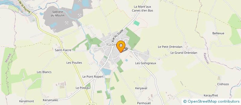 localisation de l'entreprise JM PLOMBERIE 56  RADENAC