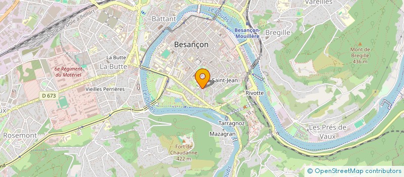 localisation de l'entreprise JM PLOMBERIE  BESANCON