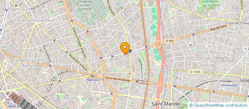 localisation de l'entreprise JM PRO  PARIS