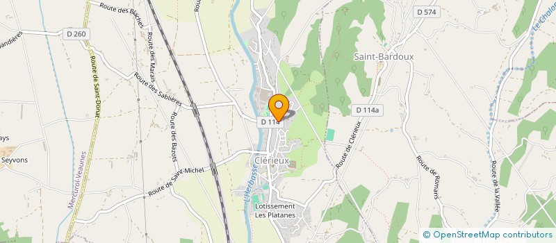 localisation de l'entreprise JM PROPRETE  CLERIEUX