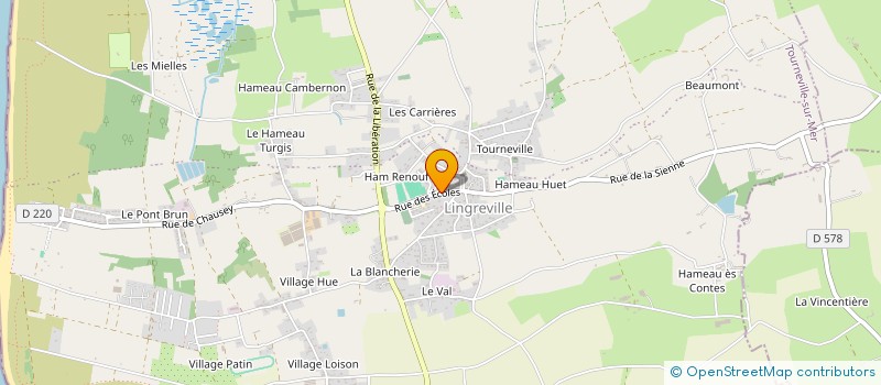 localisation de l'entreprise JM PROTECTION  TOURNEVILLE-SUR-MER