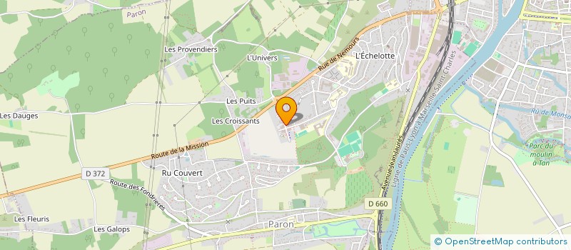 localisation de l'entreprise JM PROXIMITE à PARON