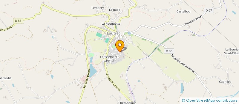 localisation de l'entreprise JM RACING  LAUTREC