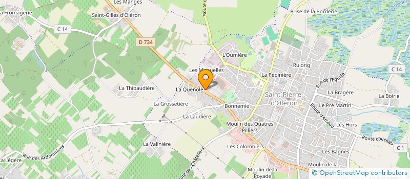 localisation de l'entreprise JM RAMOS à SAINT-PIERRE-D'OLERON