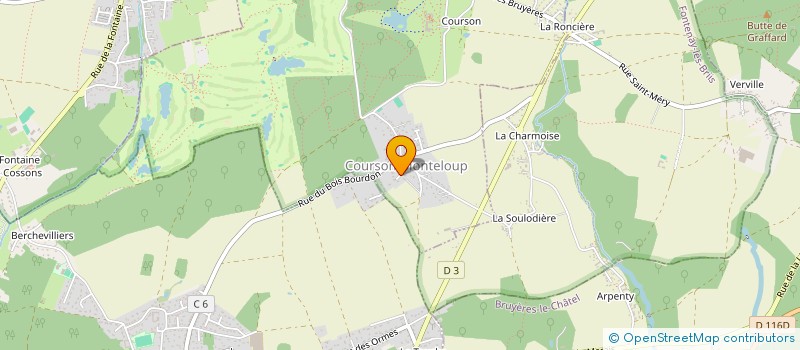 localisation de l'entreprise JM RENOV à COURSON-MONTELOUP