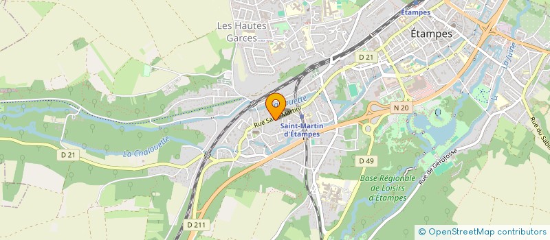 localisation de l'entreprise JM'RENOV à ETAMPES