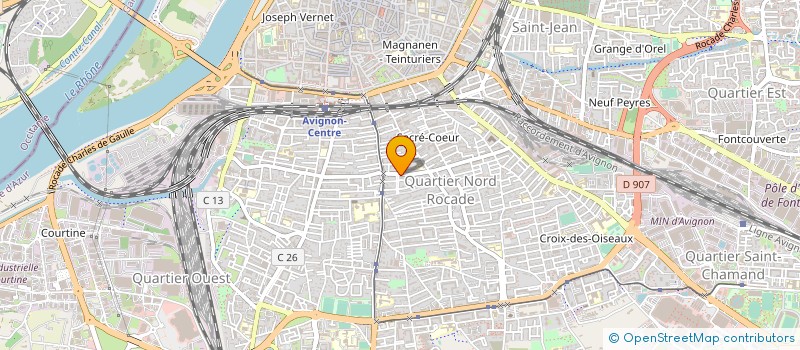 localisation de l'entreprise JM ROBERT à AVIGNON