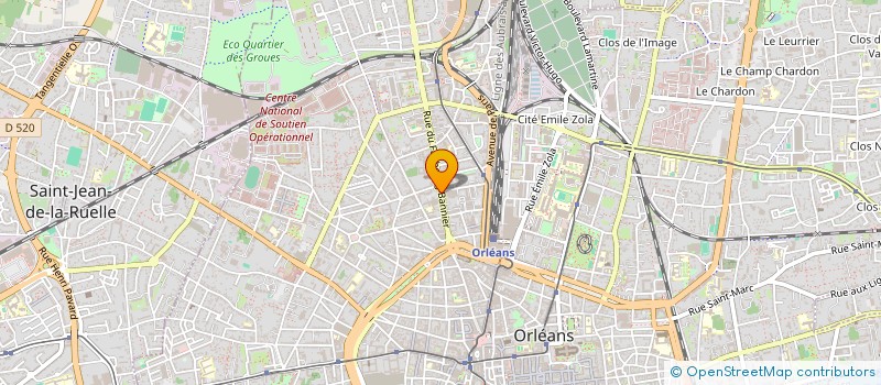 localisation de l'entreprise JM'S BAR 45  ORLEANS