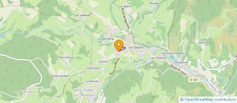 localisation de l'entreprise JM SAINTE ANNE  SAINT-DIDIER-SUR-BEAUJEU