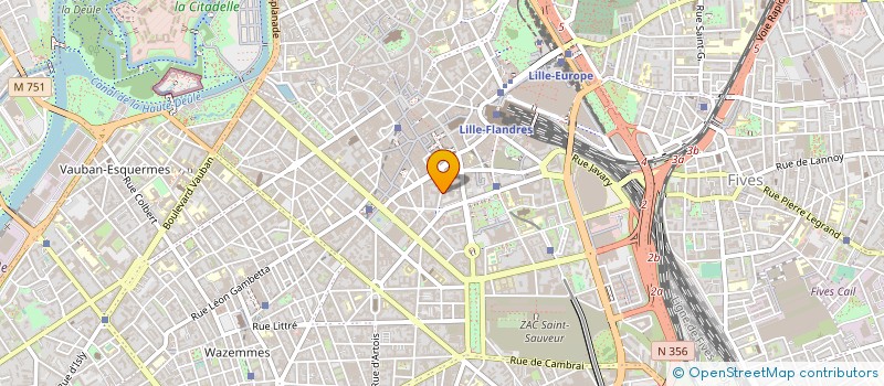 localisation de l'entreprise JM SARL à LILLE