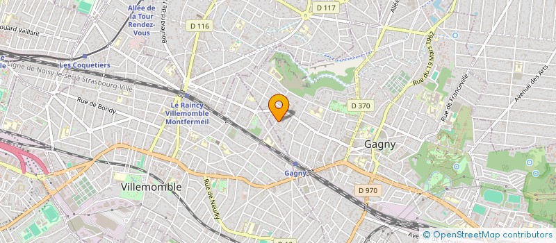 localisation de l'entreprise JM SERVICES  LE RAINCY