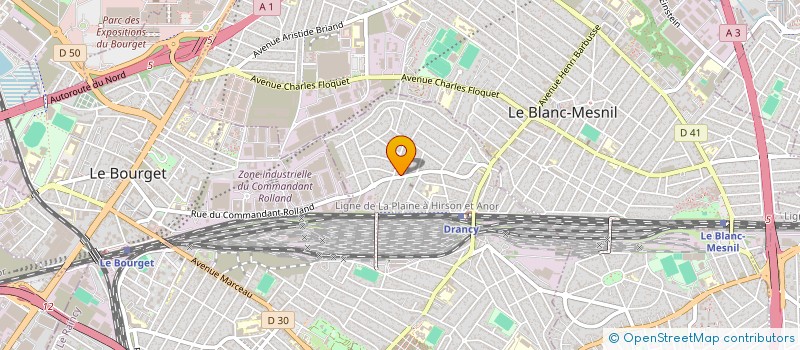 localisation de l'entreprise JM SERVICES EXPRESS à DRANCY
