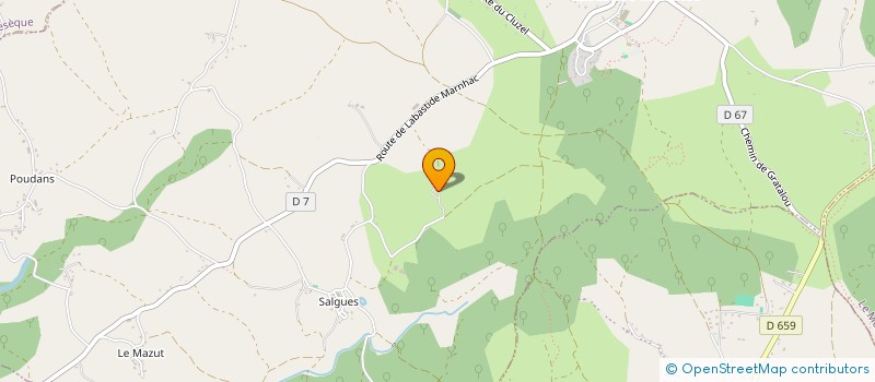 localisation de l'entreprise JM SOUND  LABASTIDE-MARNHAC