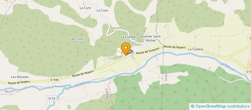 localisation de l'entreprise JM SUD SERVICES  BEVONS