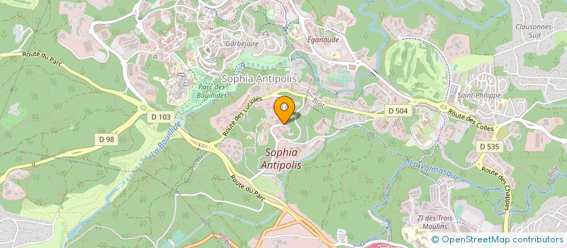 localisation de l'entreprise JM SUSHI  VALBONNE