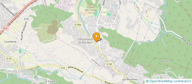 localisation de l'entreprise JM.T. ASSEMBLAGES à GARDANNE