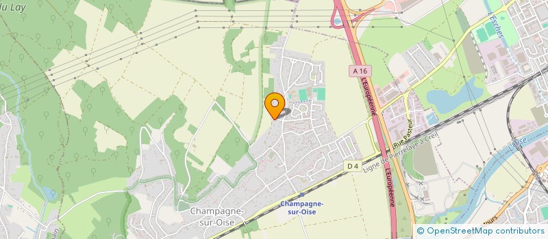 localisation de l'entreprise JM TAXI  CHAMPAGNE-SUR-OISE