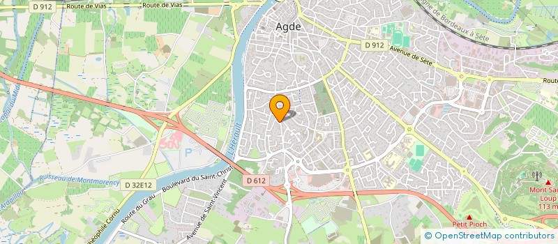 localisation de l'entreprise JM TAXIS D'ICI à AGDE