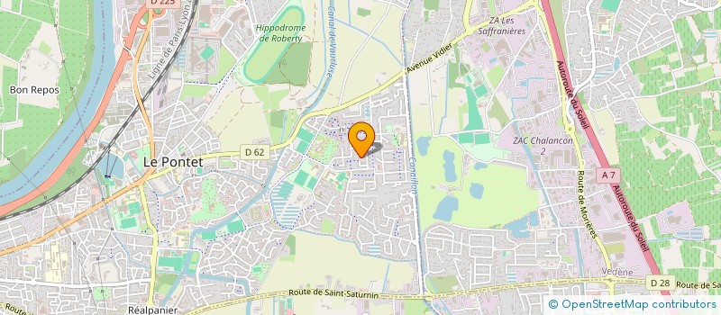 localisation de l'entreprise JM TECHNIQUE  LE PONTET