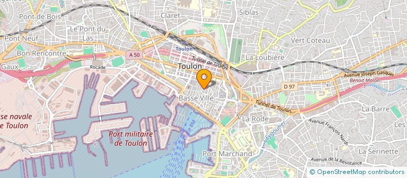 localisation de l'entreprise JM TENDANCE à TOULON