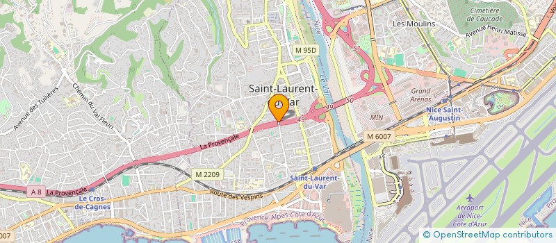 localisation de l'entreprise JM TOUT TRAVAUX 06  SAINT-LAURENT-DU-VAR